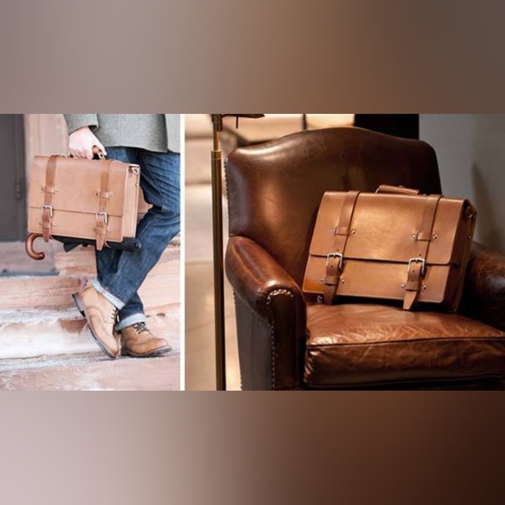 Kendal & Hyde Messenger Briefcase Satchel